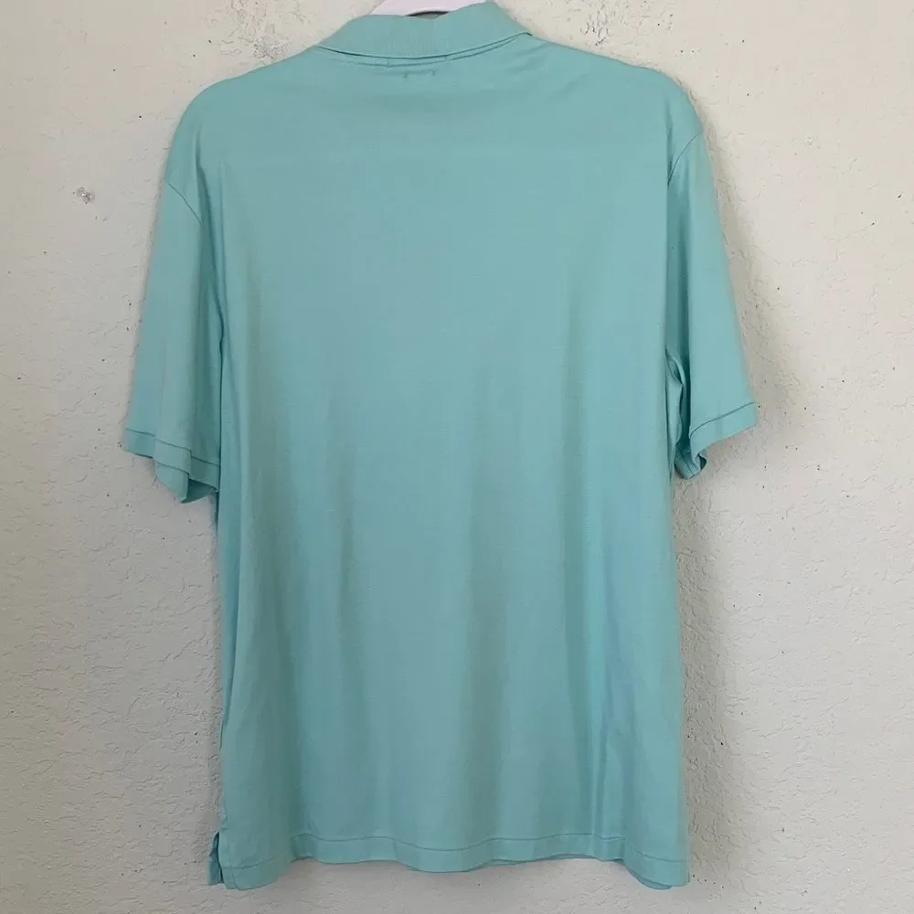 Polo by Ralph Lauren Classic Fit Men's Cotton Aqua Polo Shirt Size L